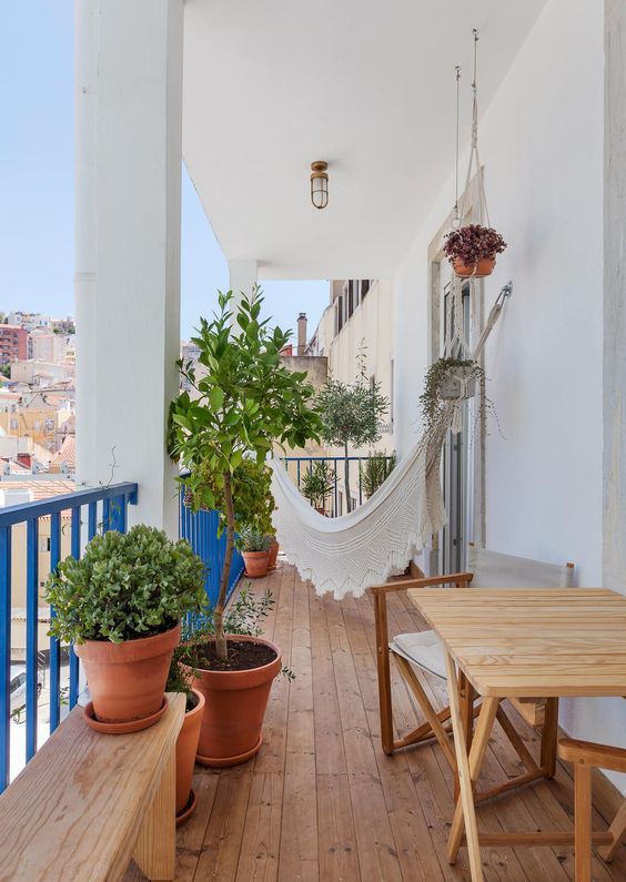 Bohemian Bliss on a Relaxing Balcony