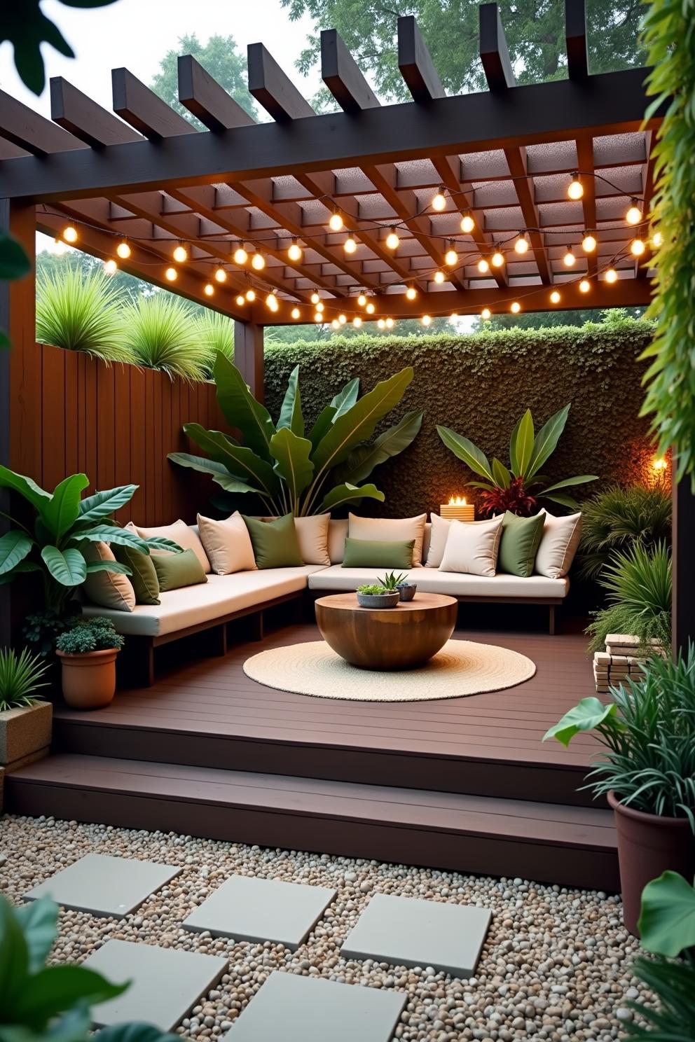 Another Serene Garden Retreat with a Warm Glow