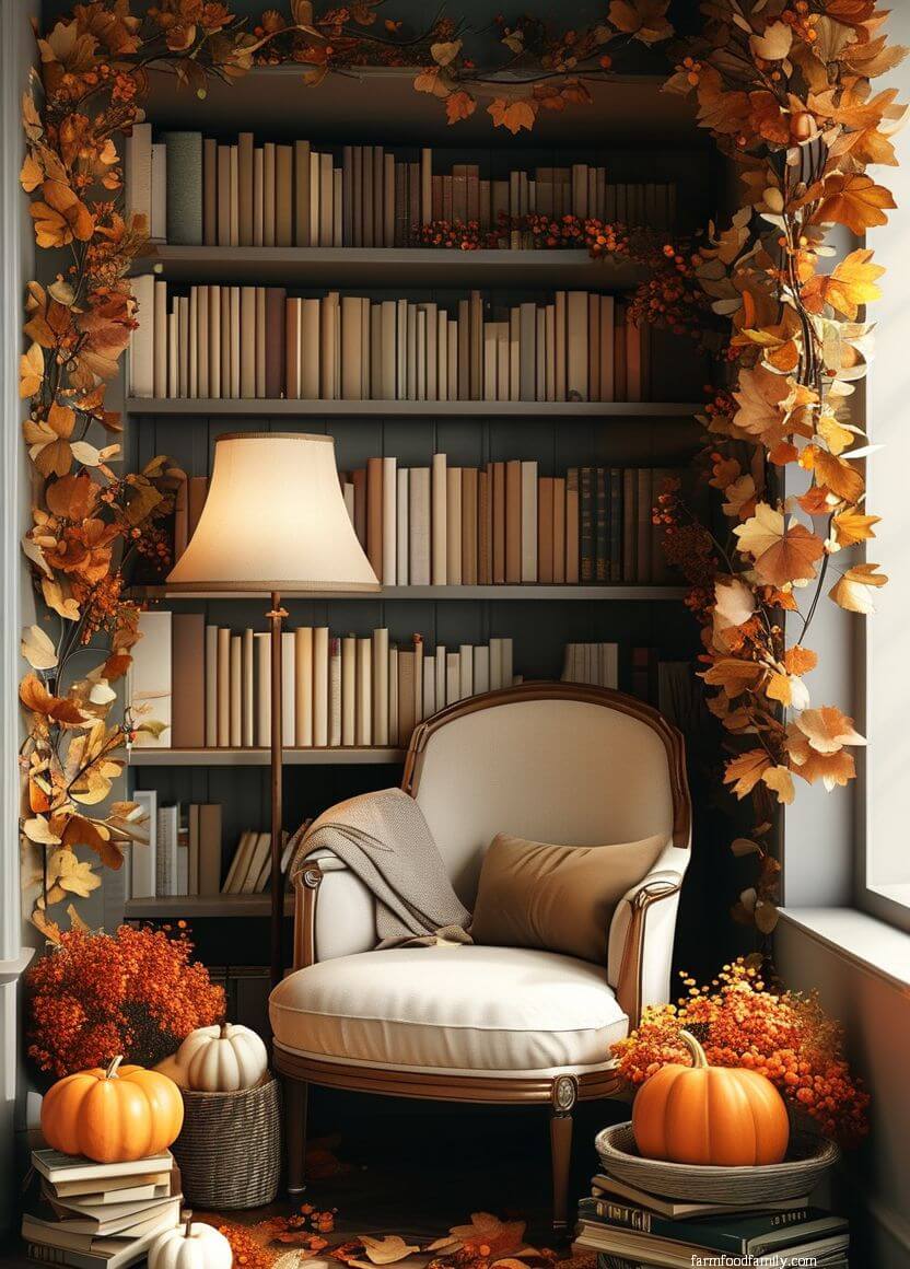 Autumn Balcony with Textured Comfort