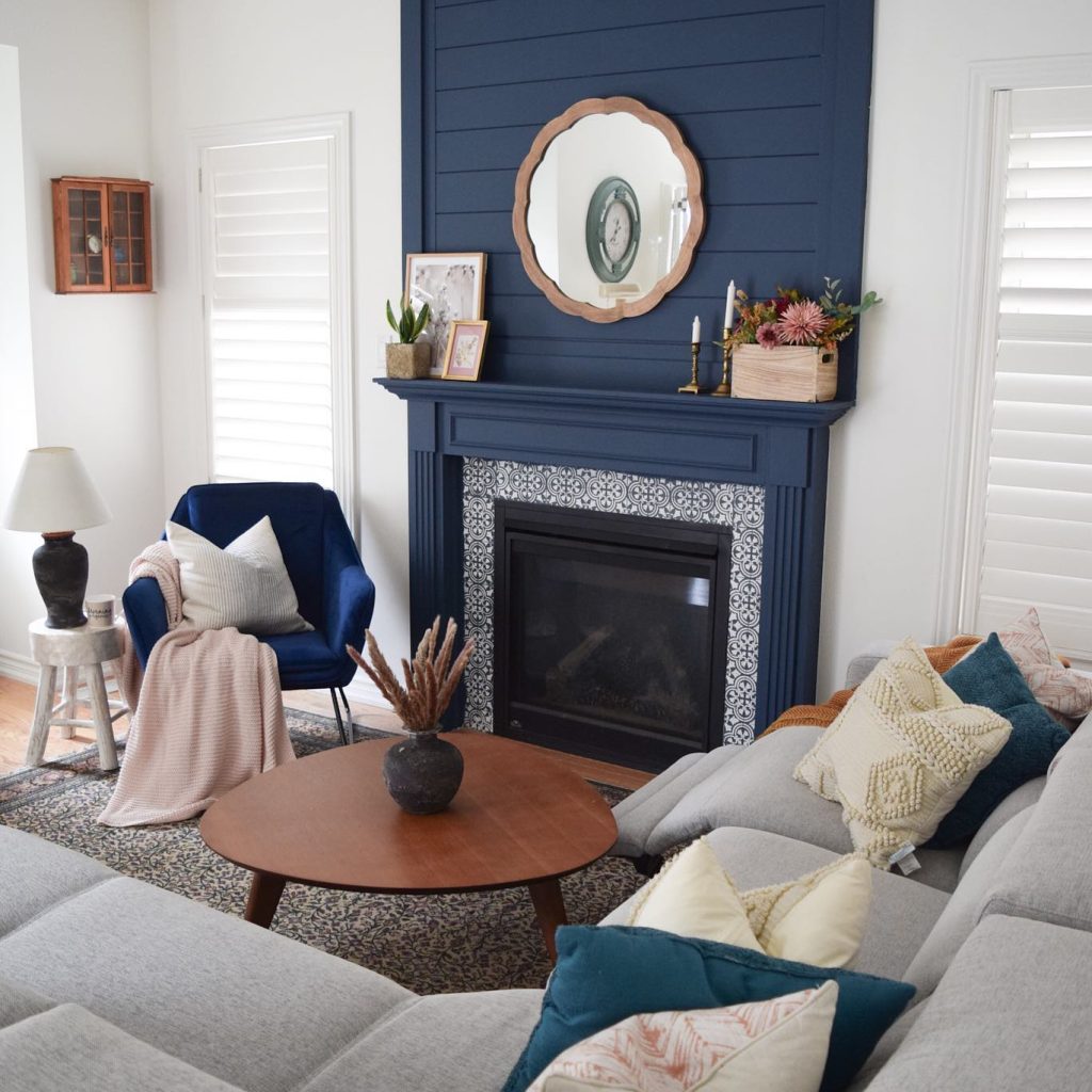 White Textured Accent Wall with Light Tones