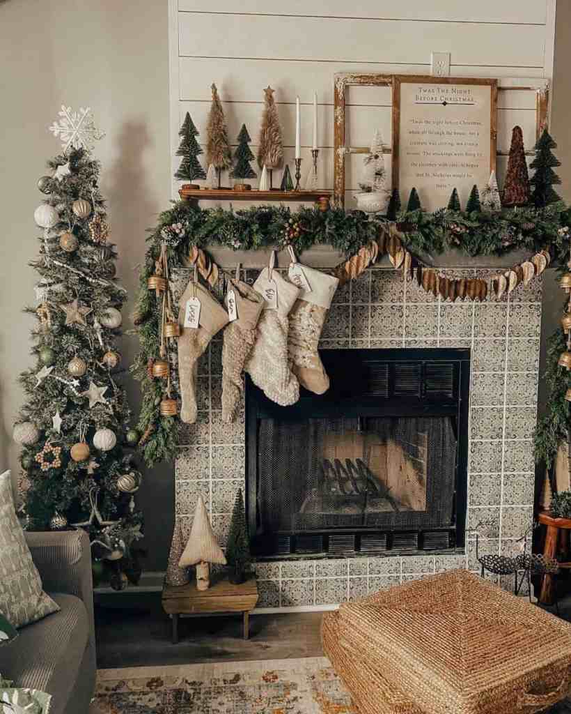 Warm and Cozy Christmas Living Room