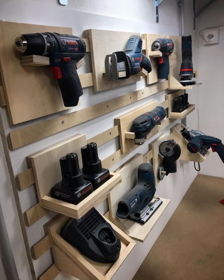 A French Cleat Wall for Flexible Storage