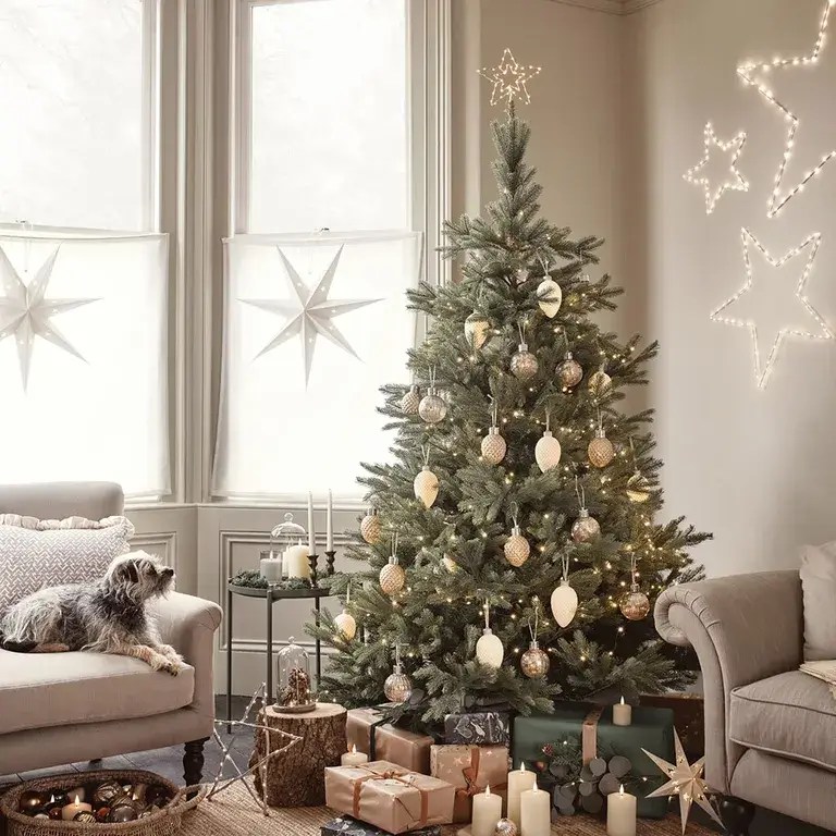 Playful and Cozy Christmas Living Room