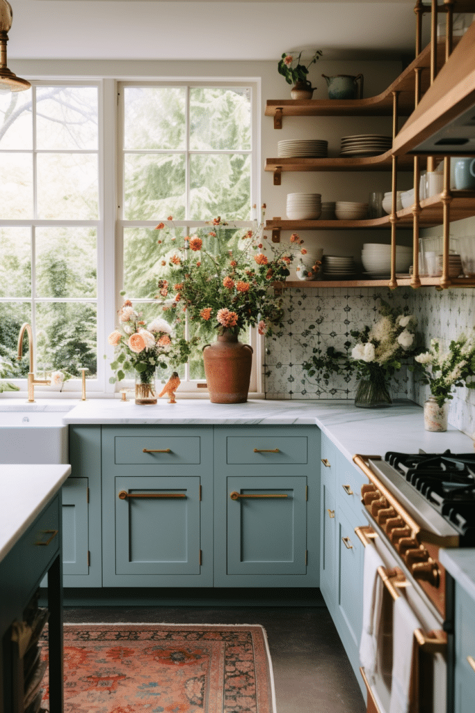 Vintage Breakfast Table: Seaside Nostalgia