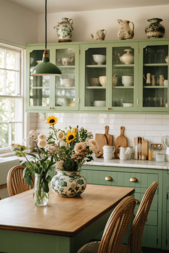 Rustic Kitchen Warmth: Coastal Accents