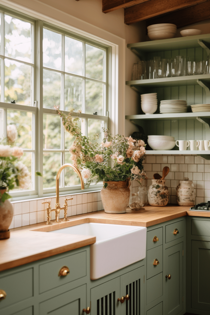 Vintage Cottage Barstools: Functional Elegance