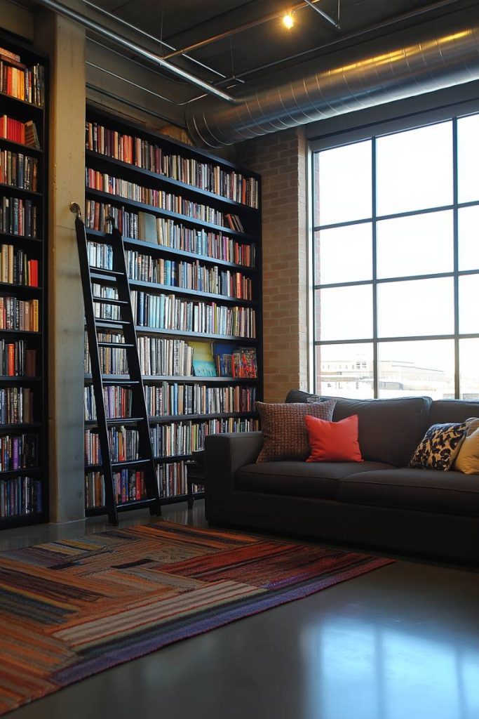 Cozy Reading Nook with Texture