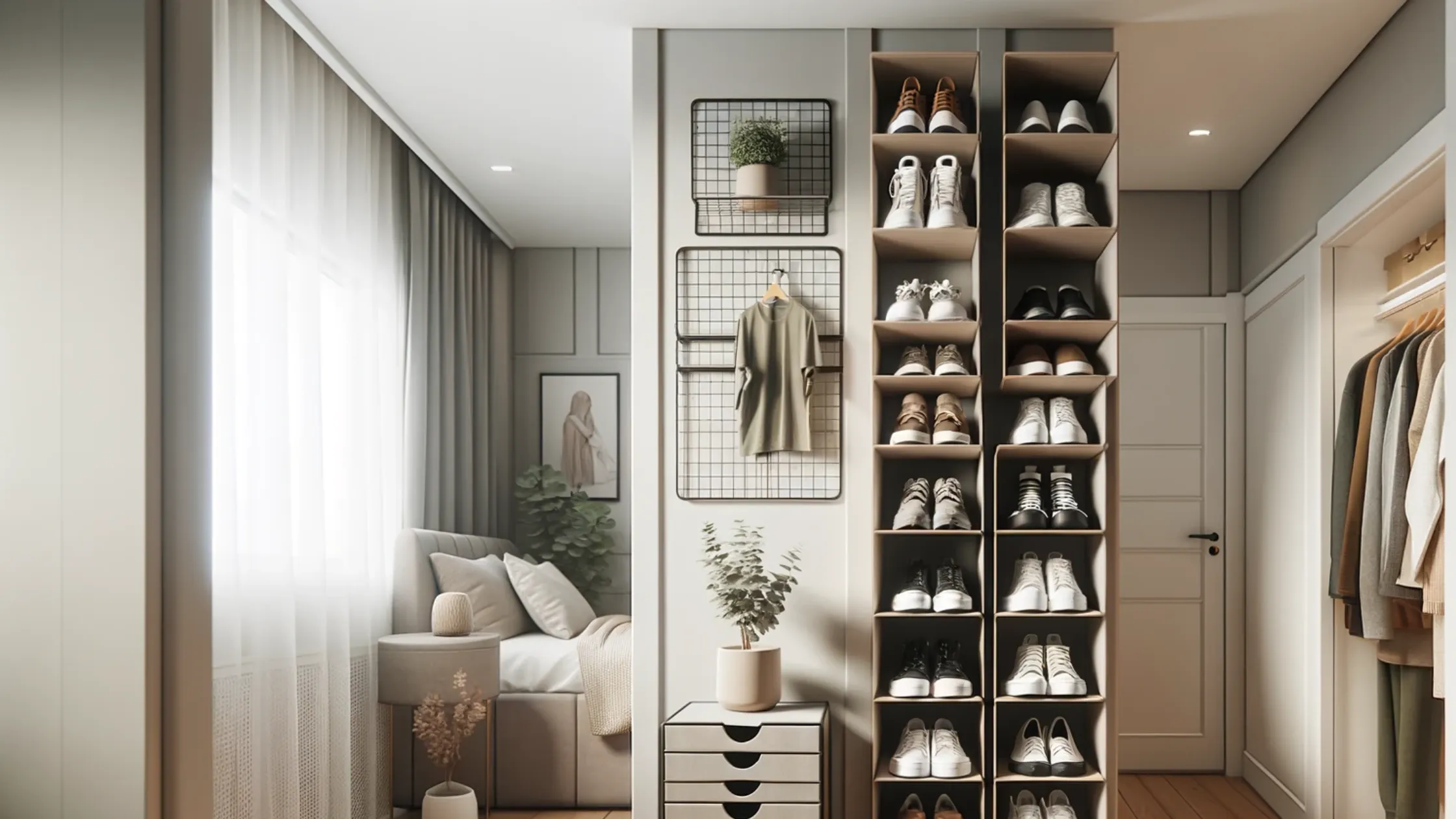 Shoe Stackers for Space-Saving Storage