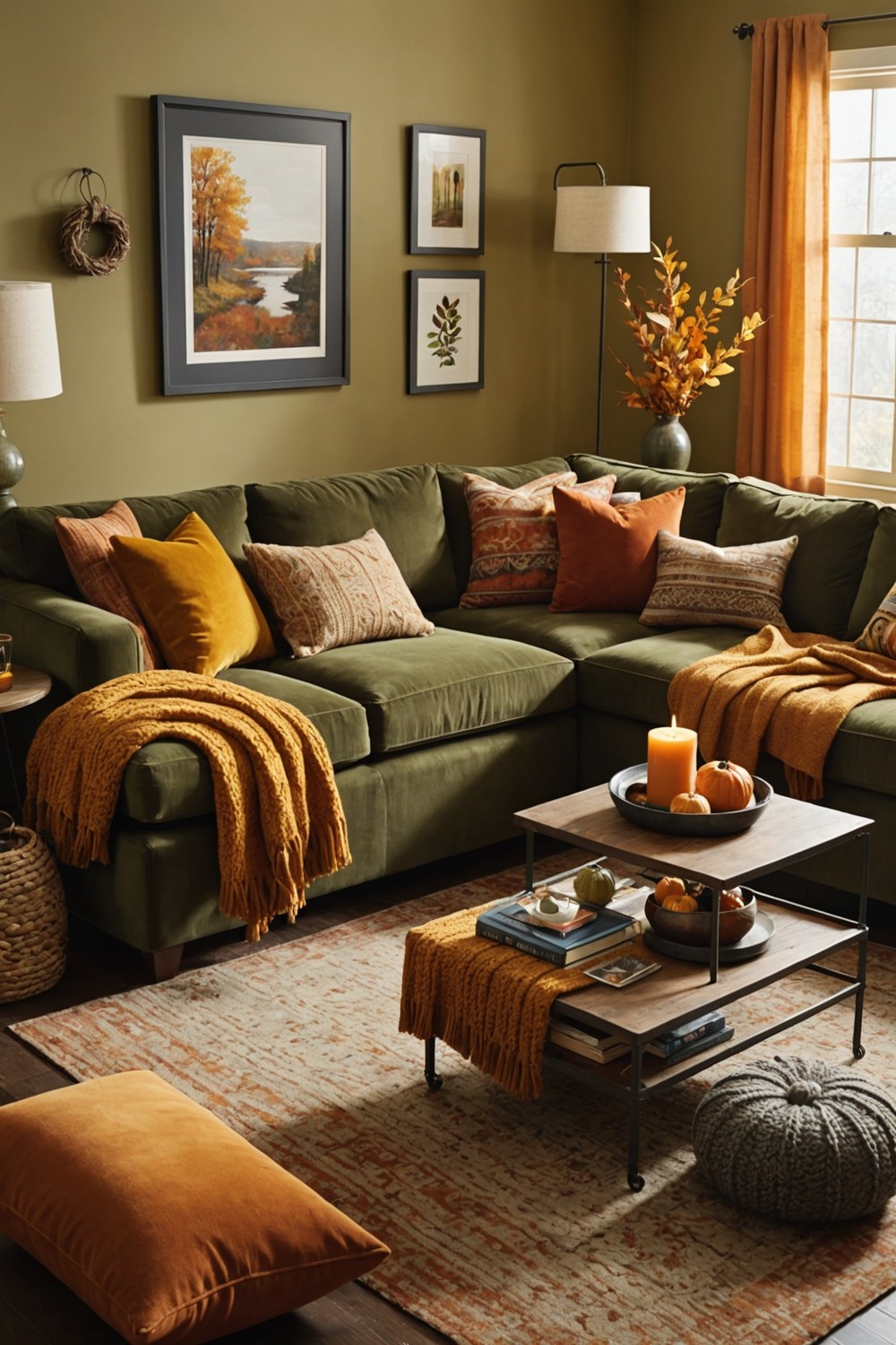 Add Cozy Pillows to Your Furniture