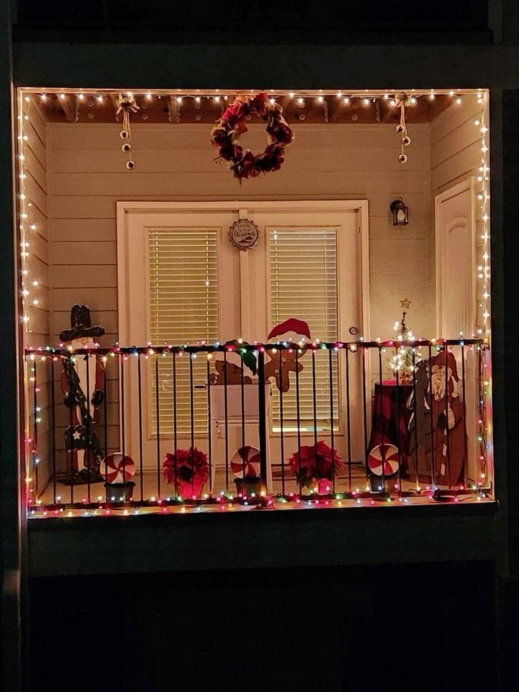 Charming Festive Apartment Patio