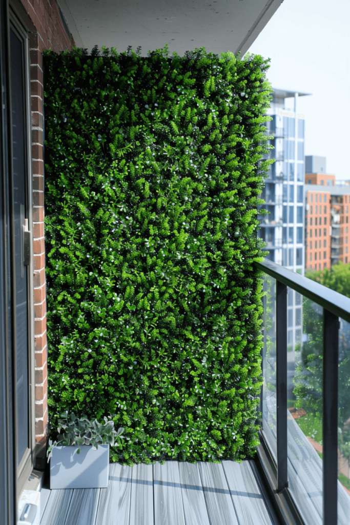 Open Balcony with Natural Elements