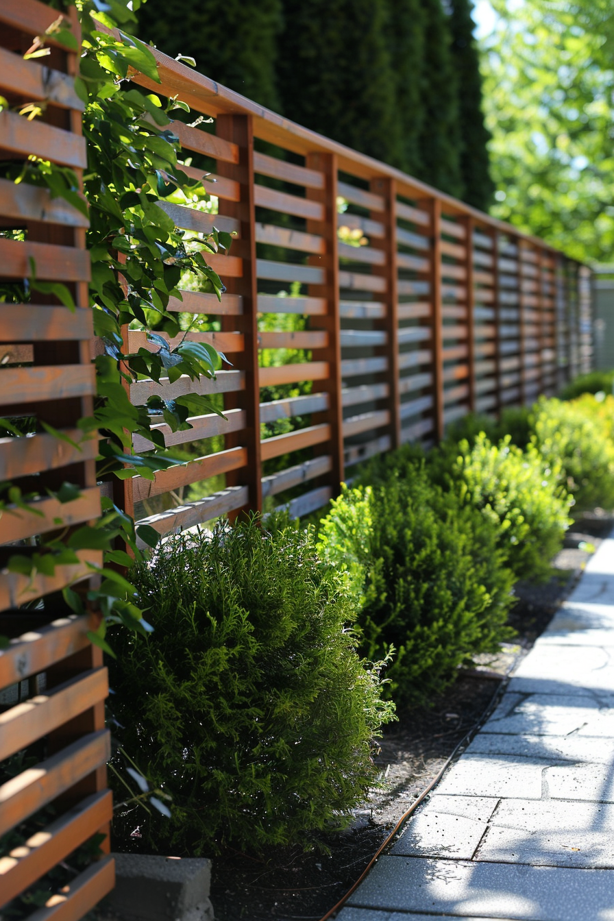 Whimsical Fence with Recycled Glass Inserts