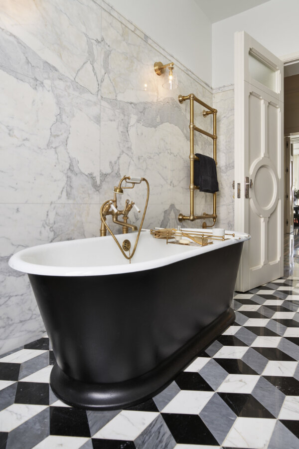 Black and White Bathroom Inspiration Mood Board