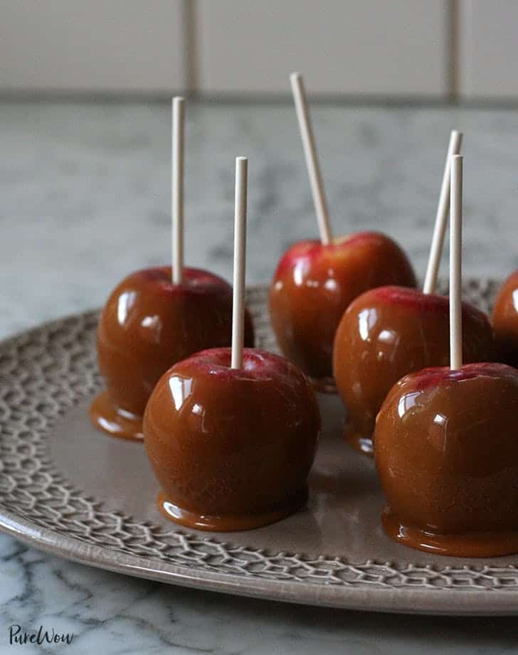 Mini Caramel Apple Desserts for Baby Shower