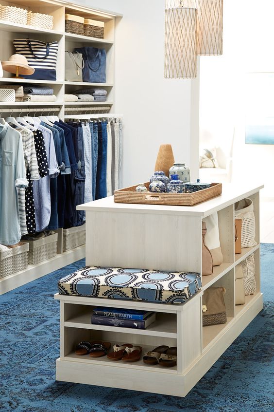 Seaside-Inspired Closet Design