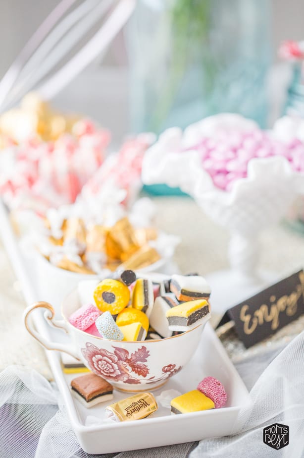 Shabby Chic Dessert Table for Baby Shower